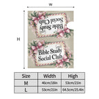 Bible Study Social Club Coquette Magnetic Mailbox Cover