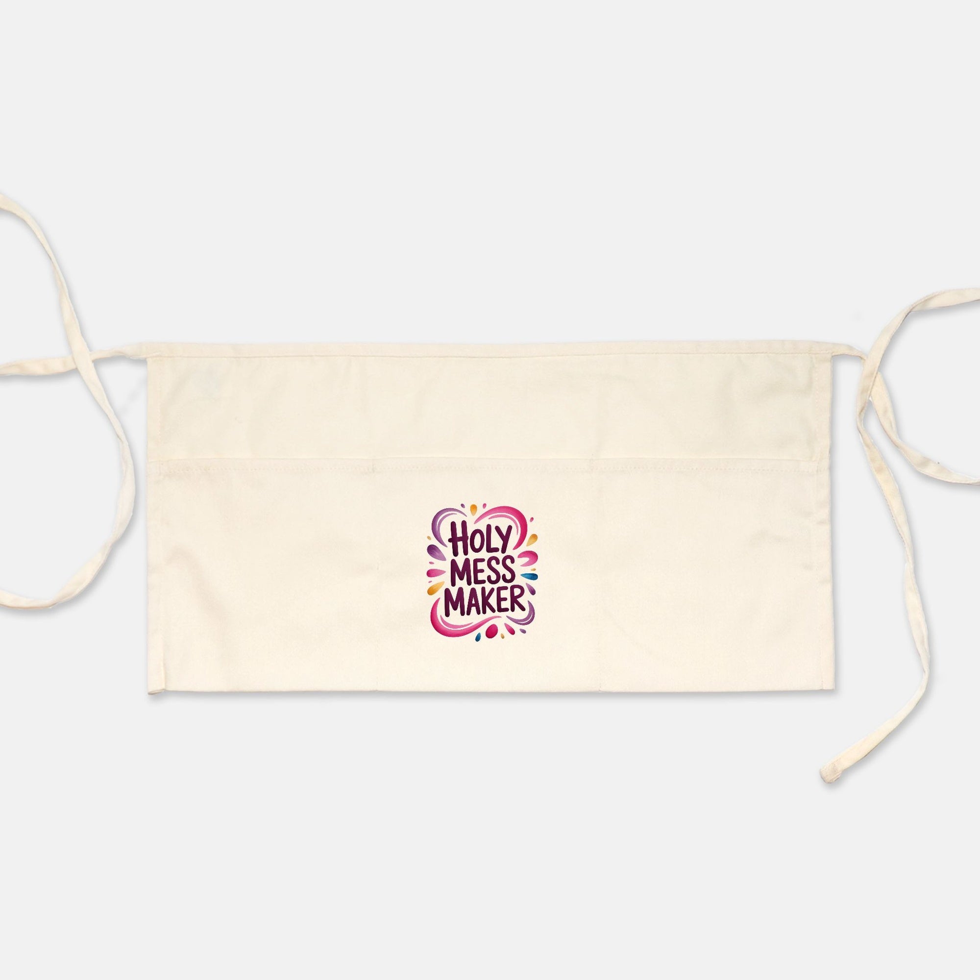 Holy Mess Maker Crafter's Waist Apron