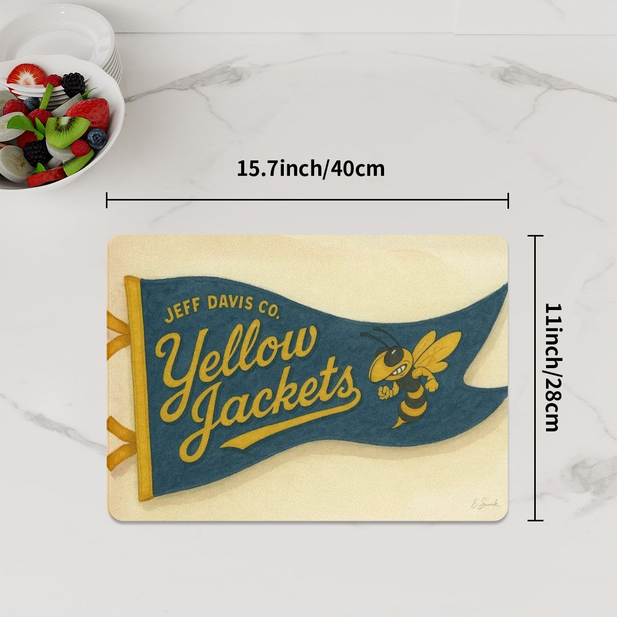 Glass Cutting Board Jacket Pride JD Pennant
