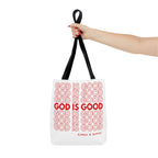 God Is Good Christian Reusable Shopping Bag, Bible Verse Tote, Motivational Church Gift, Farmer's Market, Bible Study Favor Bag