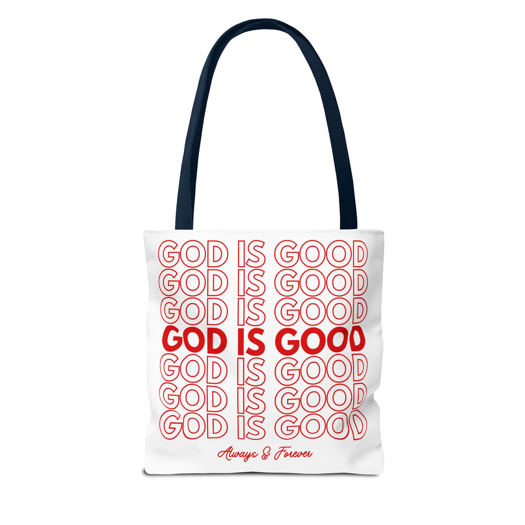God Is Good Christian Reusable Shopping Bag, Bible Verse Tote, Motivational Church Gift, Farmer's Market, Bible Study Favor Bag