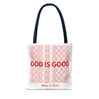 God Is Good Christian Reusable Shopping Bag, Bible Verse Tote, Motivational Church Gift, Farmer's Market, Bible Study Favor Bag