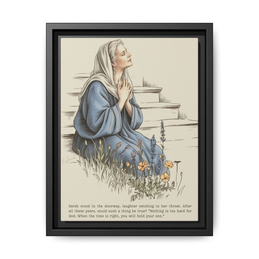 Bookish Woman of the Bible | Sarah | Framed Canvas