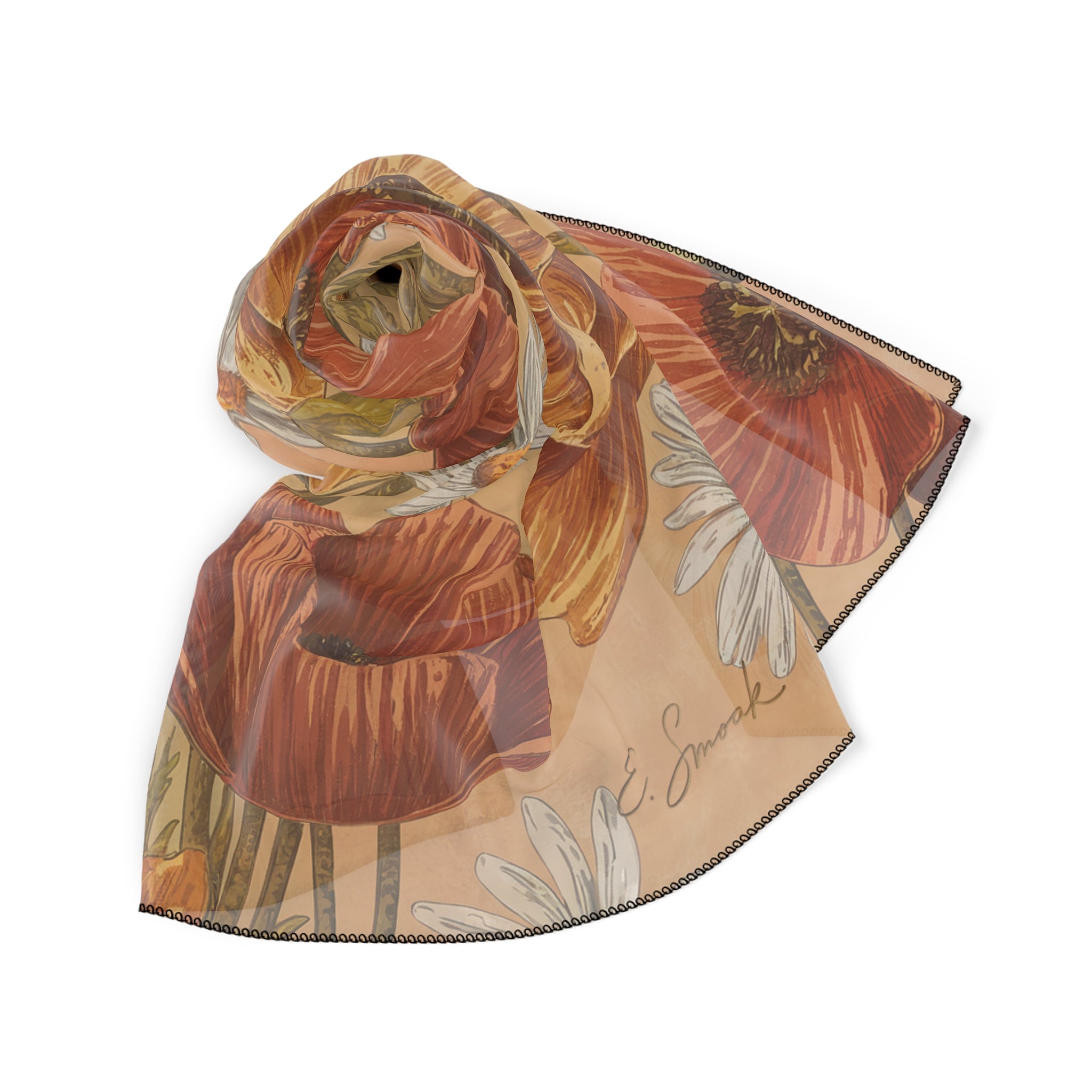 Liturgical Scarf | Poppies