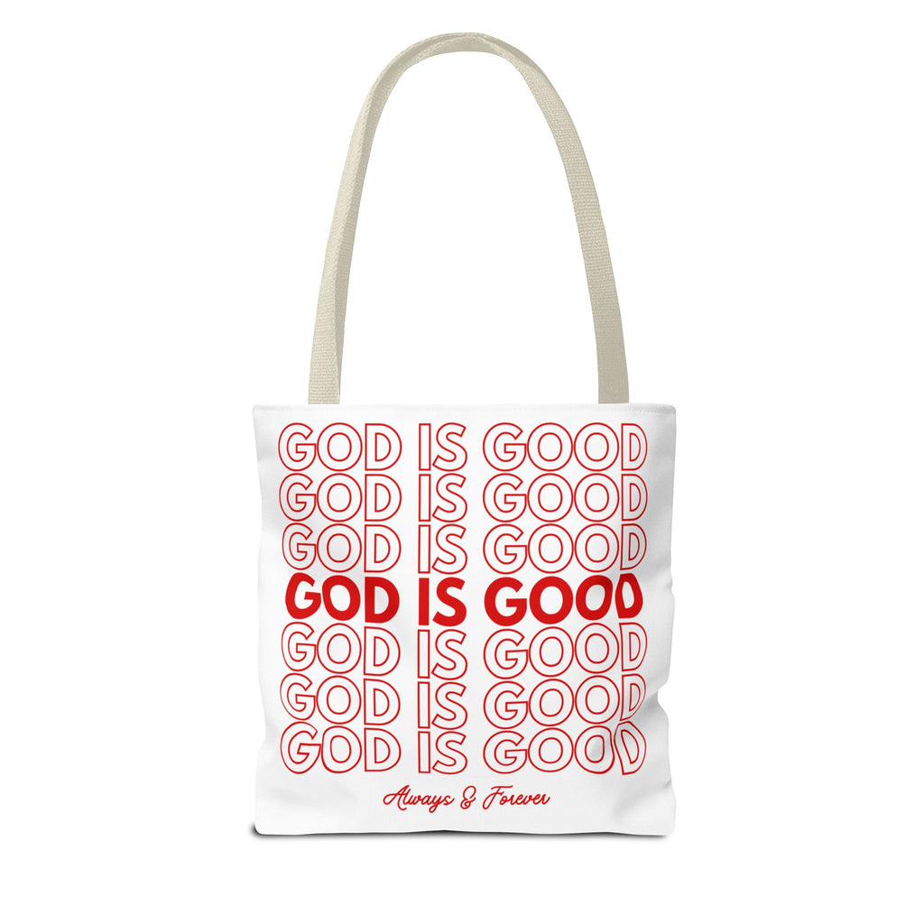 God Is Good Christian Reusable Shopping Bag, Bible Verse Tote, Motivational Church Gift, Farmer's Market, Bible Study Favor Bag