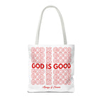 God Is Good Christian Reusable Shopping Bag, Bible Verse Tote, Motivational Church Gift, Farmer's Market, Bible Study Favor Bag
