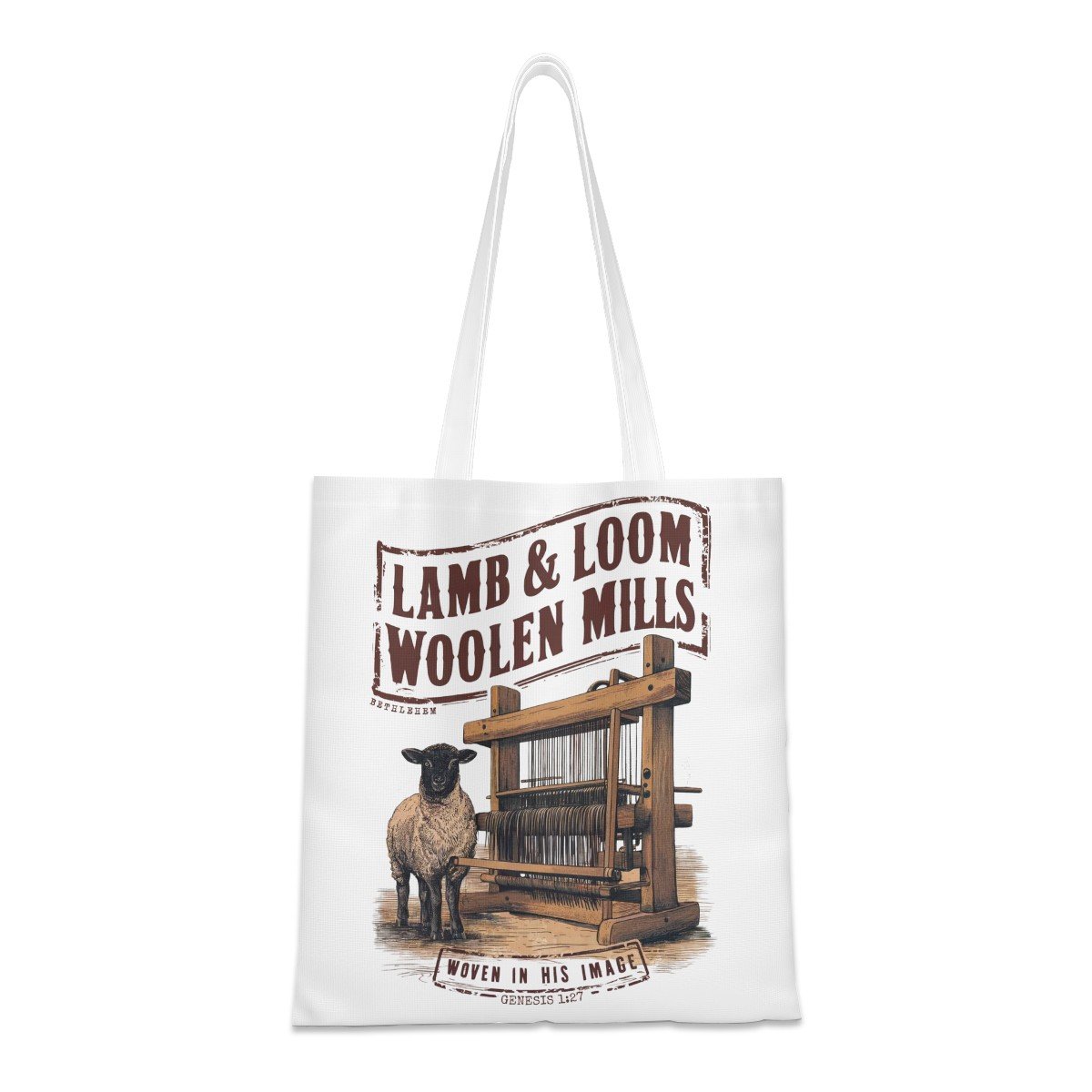 Canvas Tote Bag Lamb & Loom