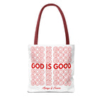 God Is Good Christian Reusable Shopping Bag, Bible Verse Tote, Motivational Church Gift, Farmer's Market, Bible Study Favor Bag