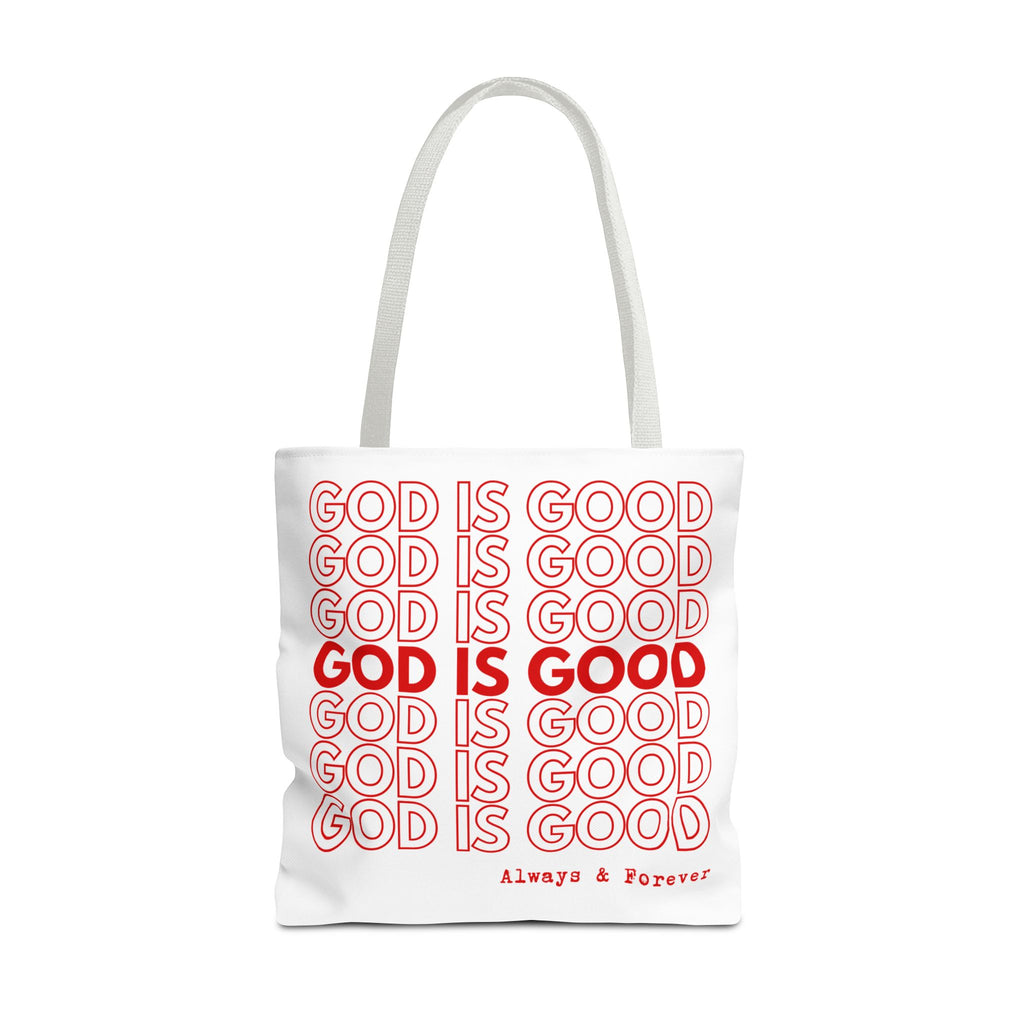 God Is Good Christian Reusable Shopping Bag, Bible Verse Tote, Motivational Church Gift, Farmer's Market, Bible Study Favor Bag