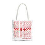 God Is Good Christian Reusable Shopping Bag, Bible Verse Tote, Motivational Church Gift, Farmer's Market, Bible Study Favor Bag