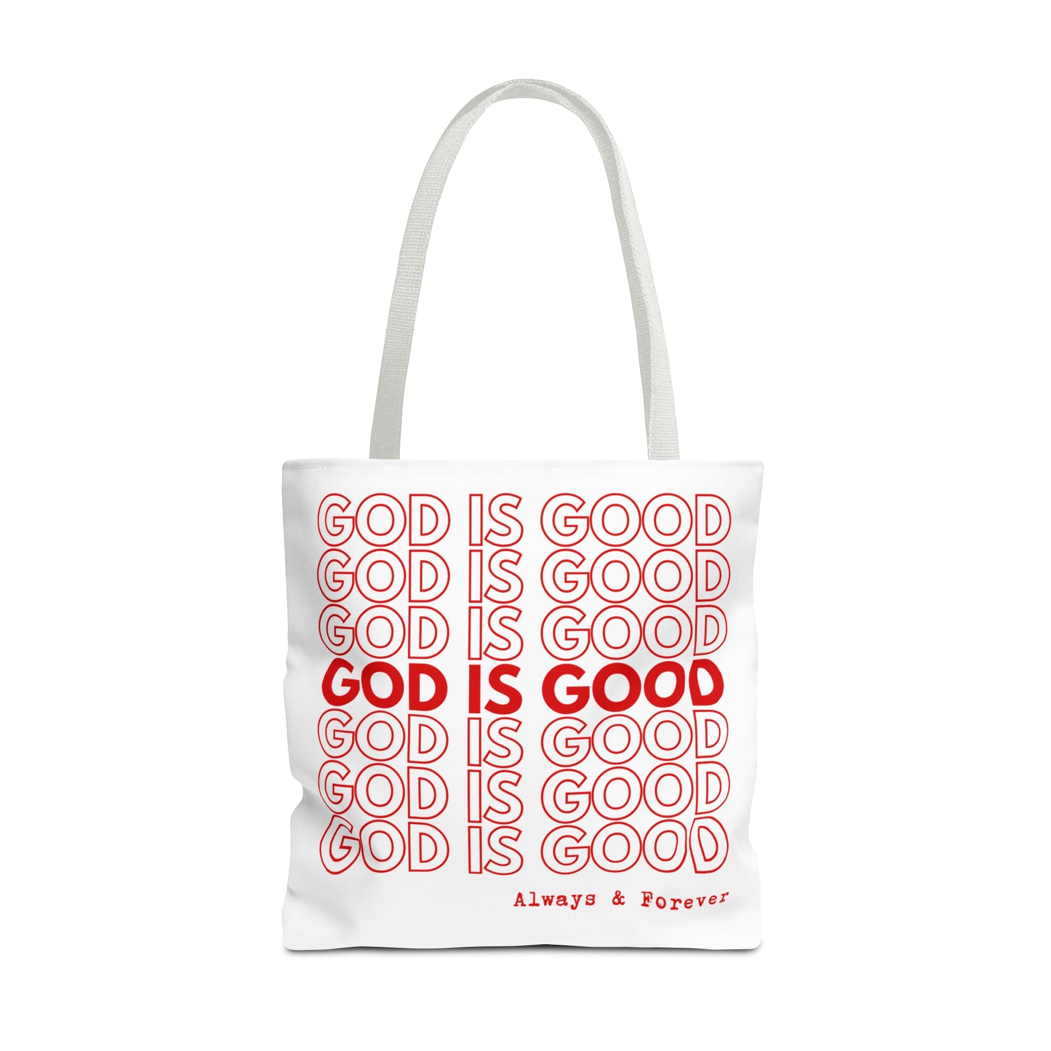 God Is Good Christian Reusable Shopping Bag, Bible Verse Tote, Motivational Church Gift, Farmer's Market, Bible Study Favor Bag