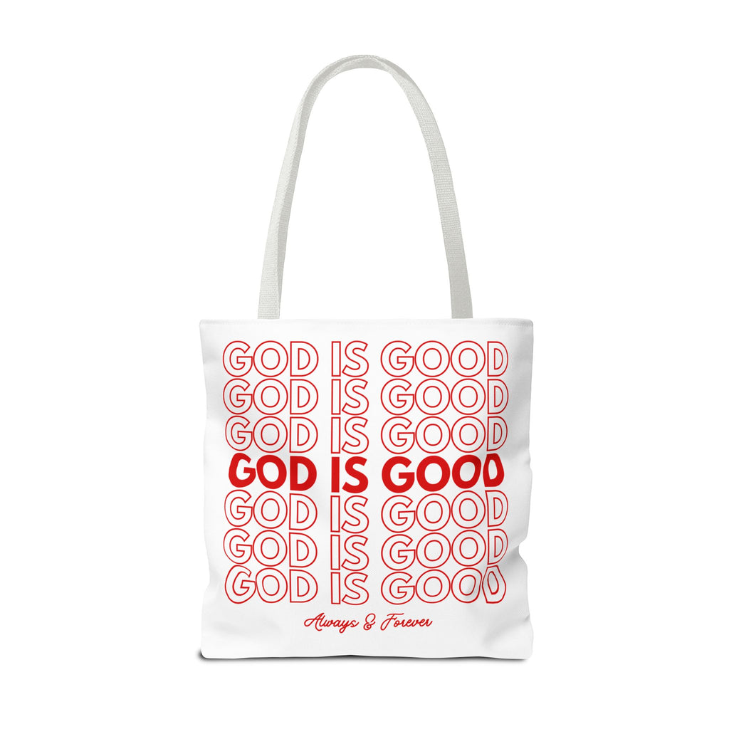 God Is Good Christian Reusable Shopping Bag, Bible Verse Tote, Motivational Church Gift, Farmer's Market, Bible Study Favor Bag