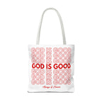 God Is Good Christian Reusable Shopping Bag, Bible Verse Tote, Motivational Church Gift, Farmer's Market, Bible Study Favor Bag