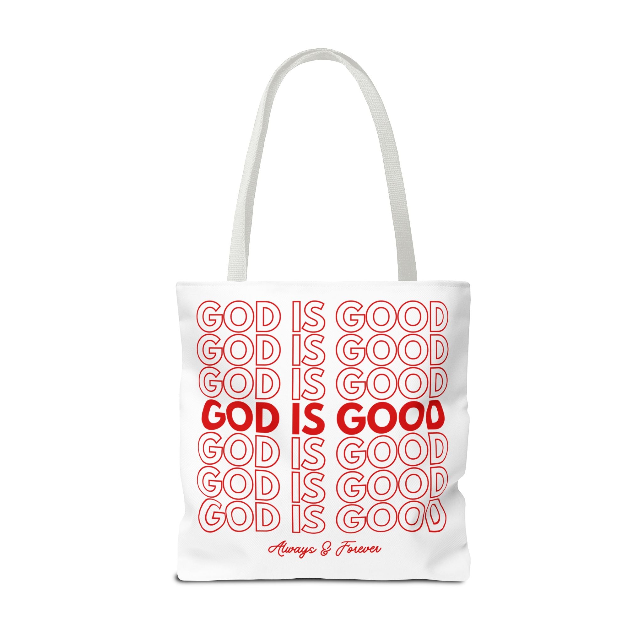 God Is Good Christian Reusable Shopping Bag, Bible Verse Tote, Motivational Church Gift, Farmer's Market, Bible Study Favor Bag