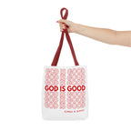 God Is Good Christian Reusable Shopping Bag, Bible Verse Tote, Motivational Church Gift, Farmer's Market, Bible Study Favor Bag