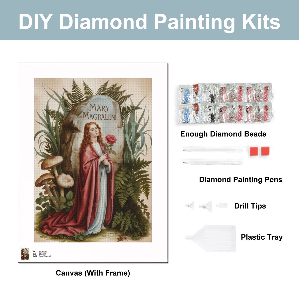 Mary Magdalene Diamond Art Painting Kit