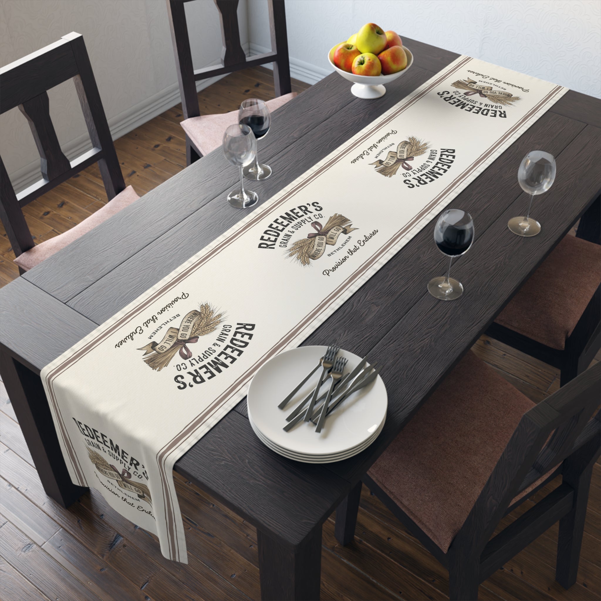 Redeemer’s Grain & Supply Table Runner | Ruth & Boaz