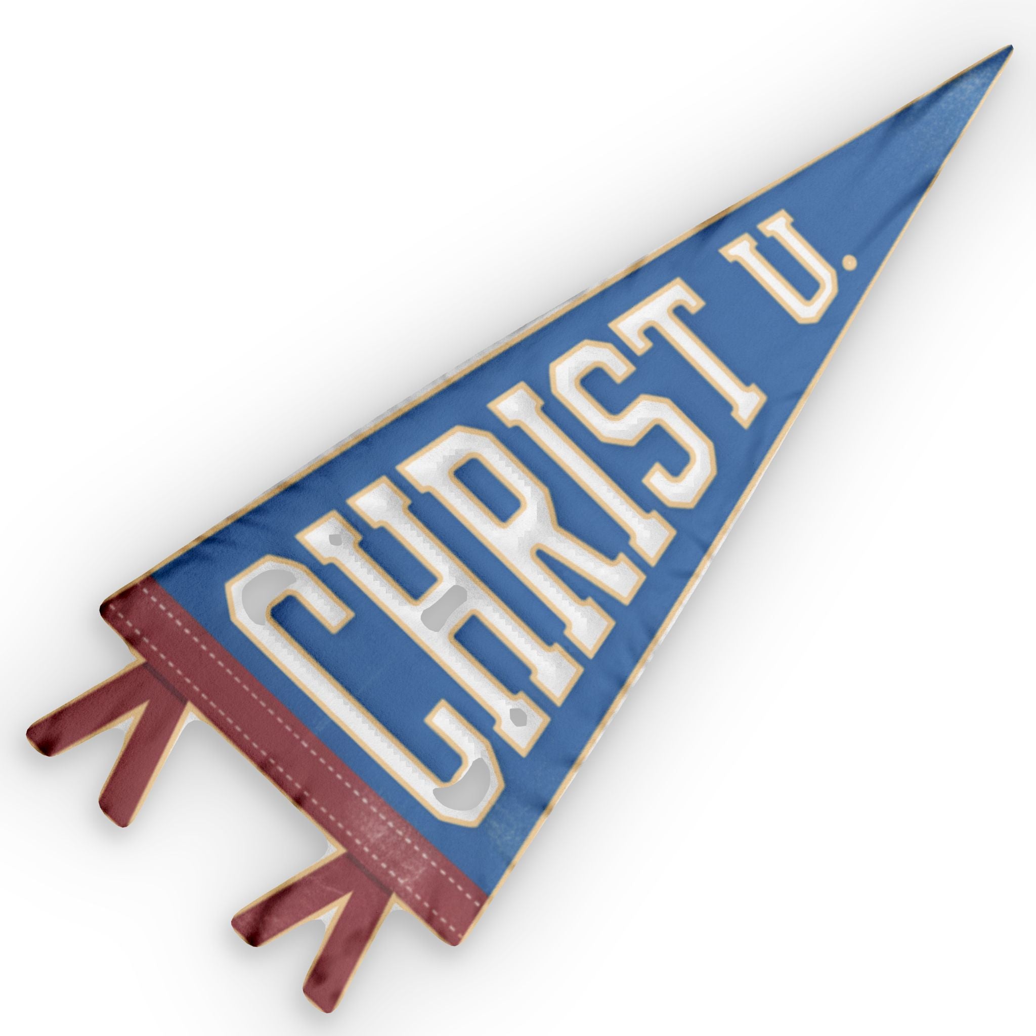 Christ University Pennant Throw Pillow