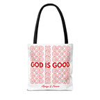 God Is Good Christian Reusable Shopping Bag, Bible Verse Tote, Motivational Church Gift, Farmer's Market, Bible Study Favor Bag