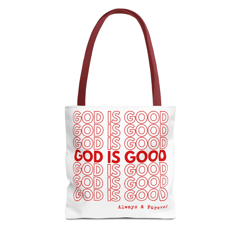 God Is Good Christian Reusable Shopping Bag, Bible Verse Tote, Motivational Church Gift, Farmer's Market, Bible Study Favor Bag
