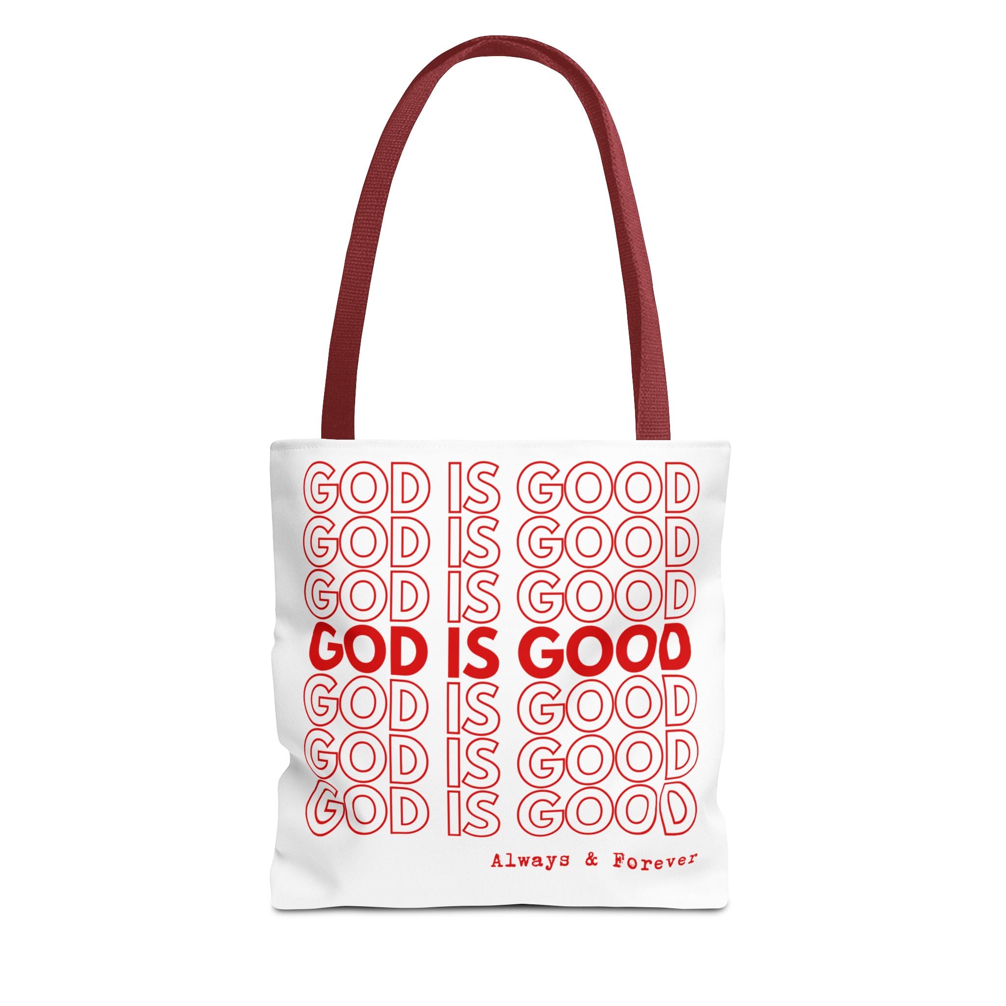 God Is Good Christian Reusable Shopping Bag, Bible Verse Tote, Motivational Church Gift, Farmer's Market, Bible Study Favor Bag