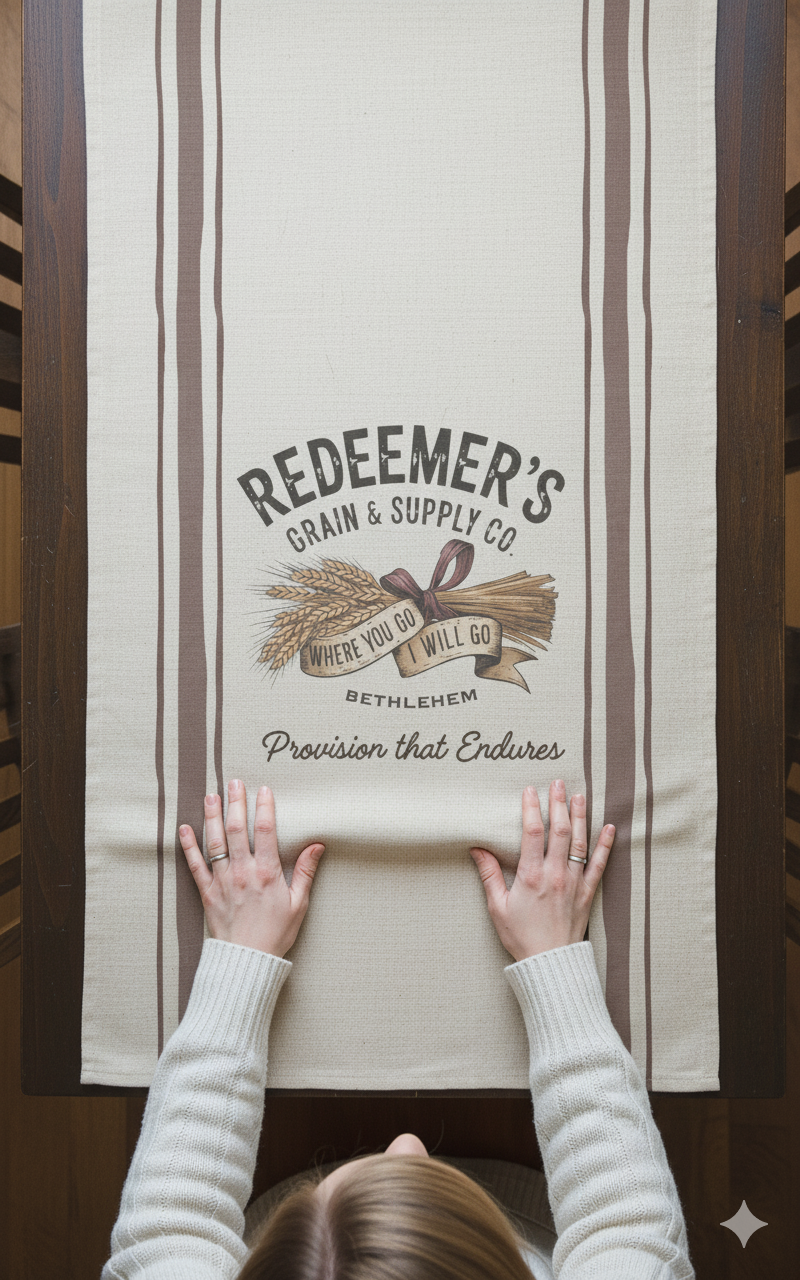 Redeemer’s Grain & Supply Table Runner | Ruth & Boaz