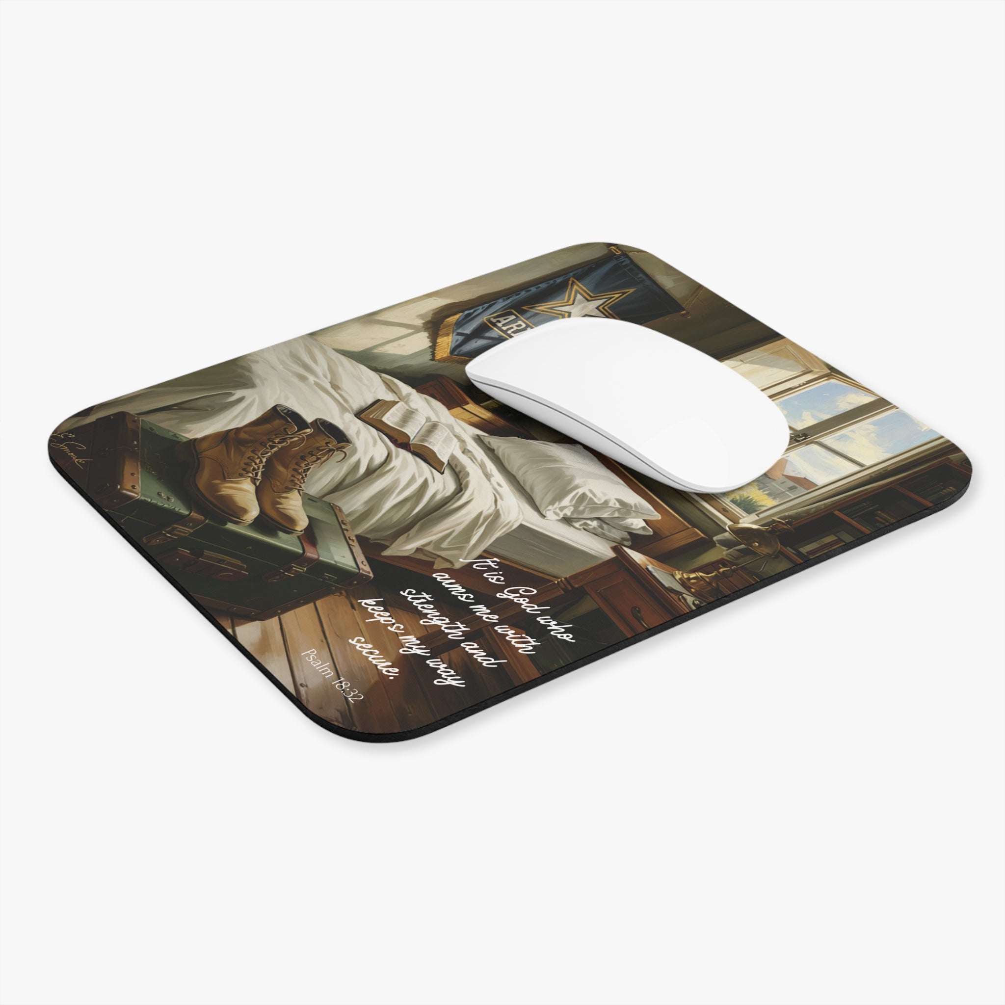 Army Scripture Mouse Pad