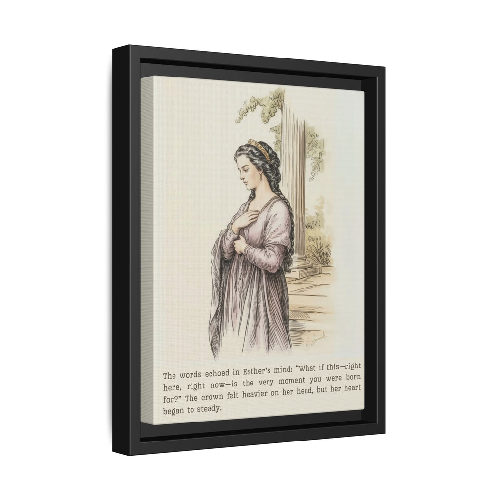 Bookish Woman of the Bible | Esther | Framed Canvas