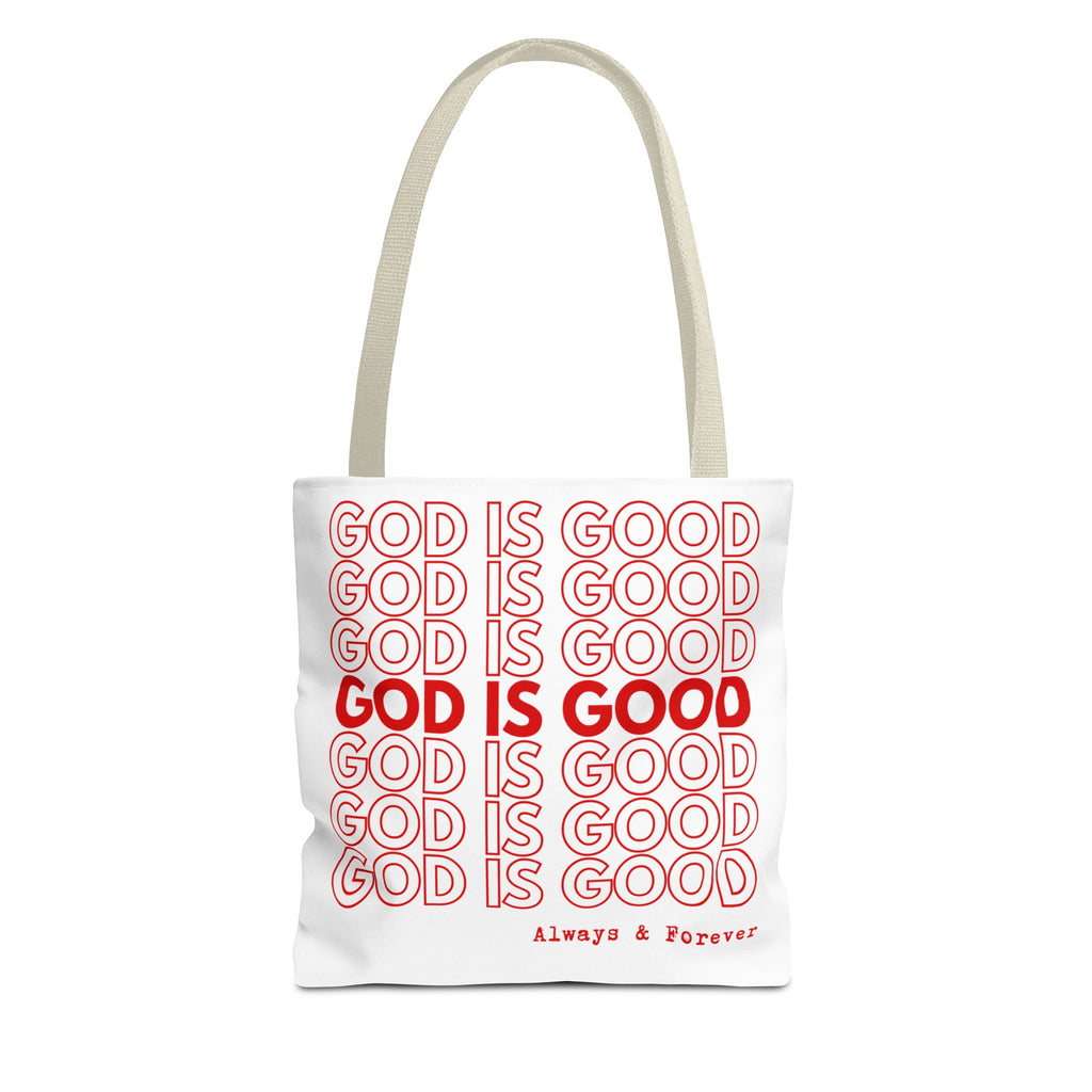 God Is Good Christian Reusable Shopping Bag, Bible Verse Tote, Motivational Church Gift, Farmer's Market, Bible Study Favor Bag