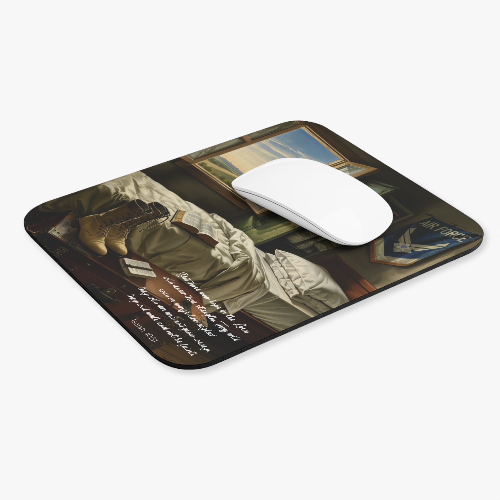 Air Force Scripture Mouse Pad