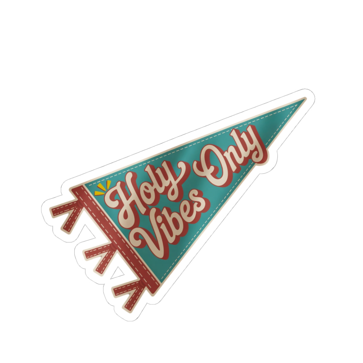 Holy Vibes Only Christian Kiss-Cut Sticker
