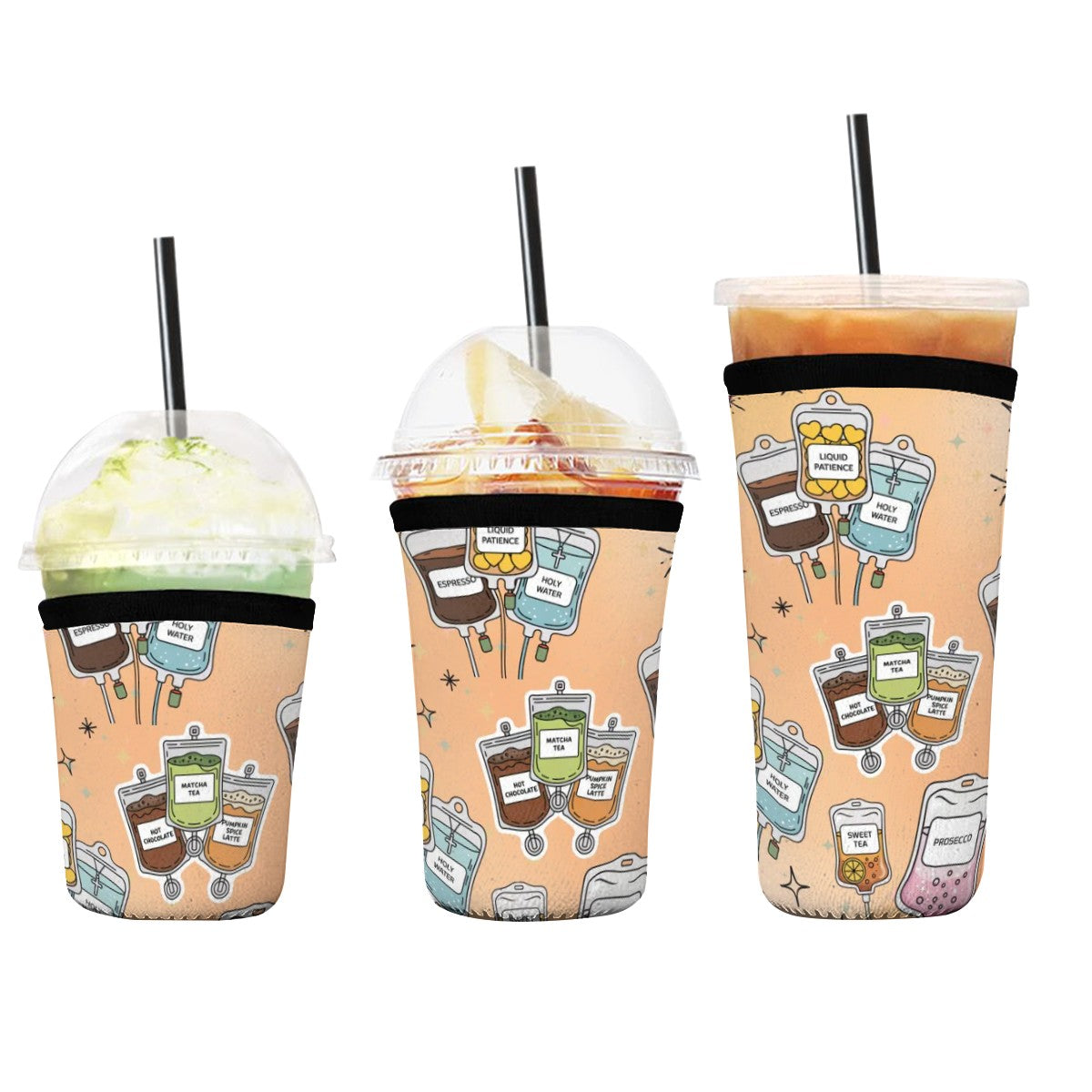 3pcs Drink Sleeves- Nurse IV