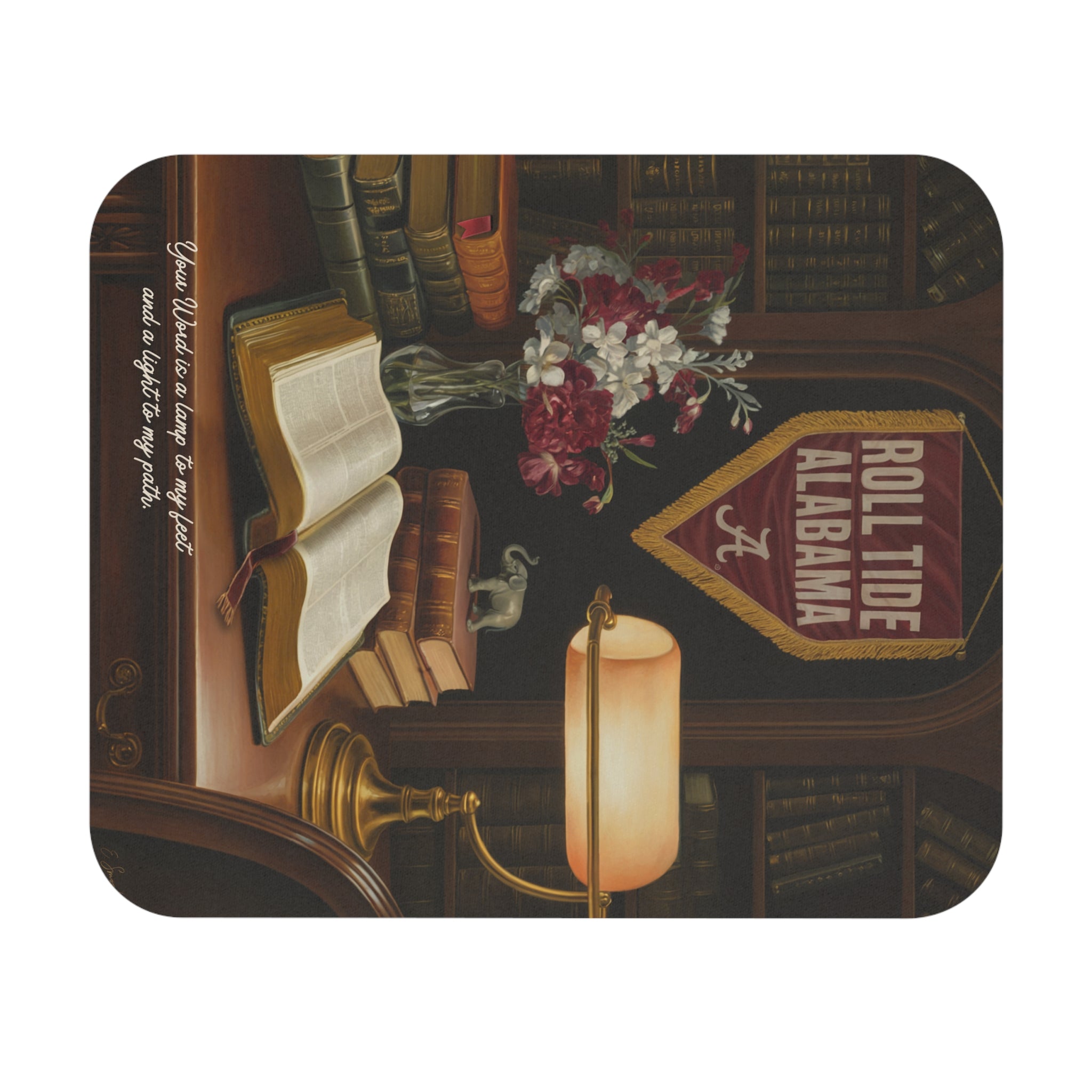 Alabama Roll Tide Scripture Mouse Pad