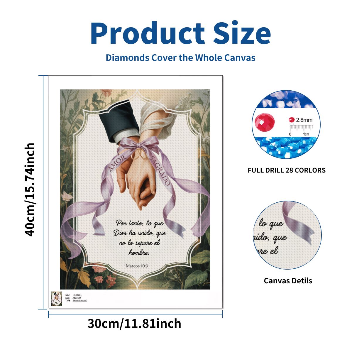 Wedding Diamond Art Painting Kit