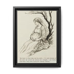 Bookish Woman of the Bible | Hannah | Framed Canvas