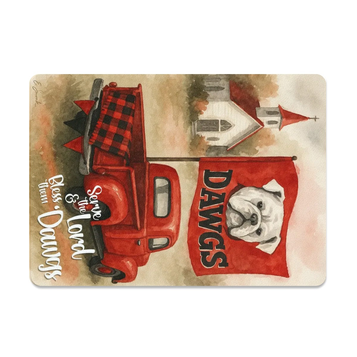 Glass Cutting Board Jacket Pride JD Pennant Dawgs Blessing Jacket Pride Bless Jackets Lamb amp; Loom Georgia