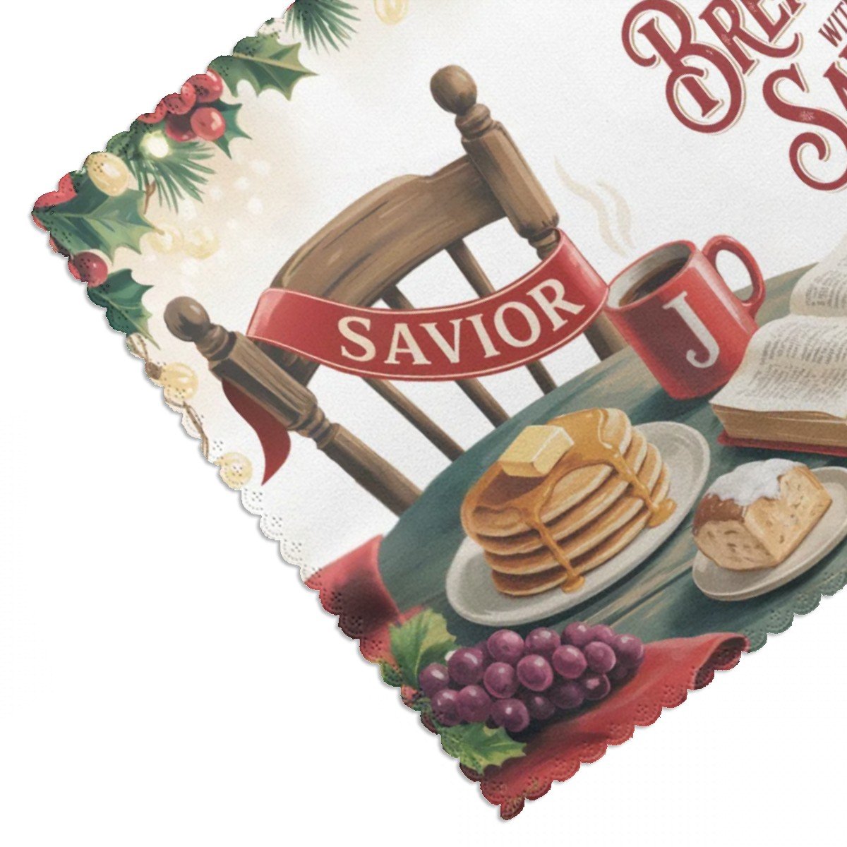 4 pcs Breakfast with the Savior Placemat Set