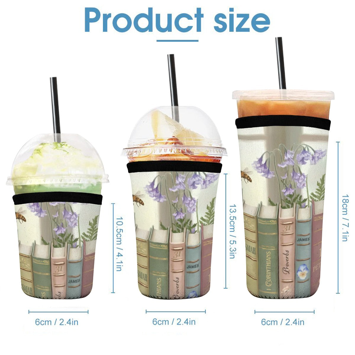 Books of the Bible | 3pc Drink Sleeves