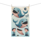 Jonah and the Whale Cut & Sew Fabric Panel | Tea Towel