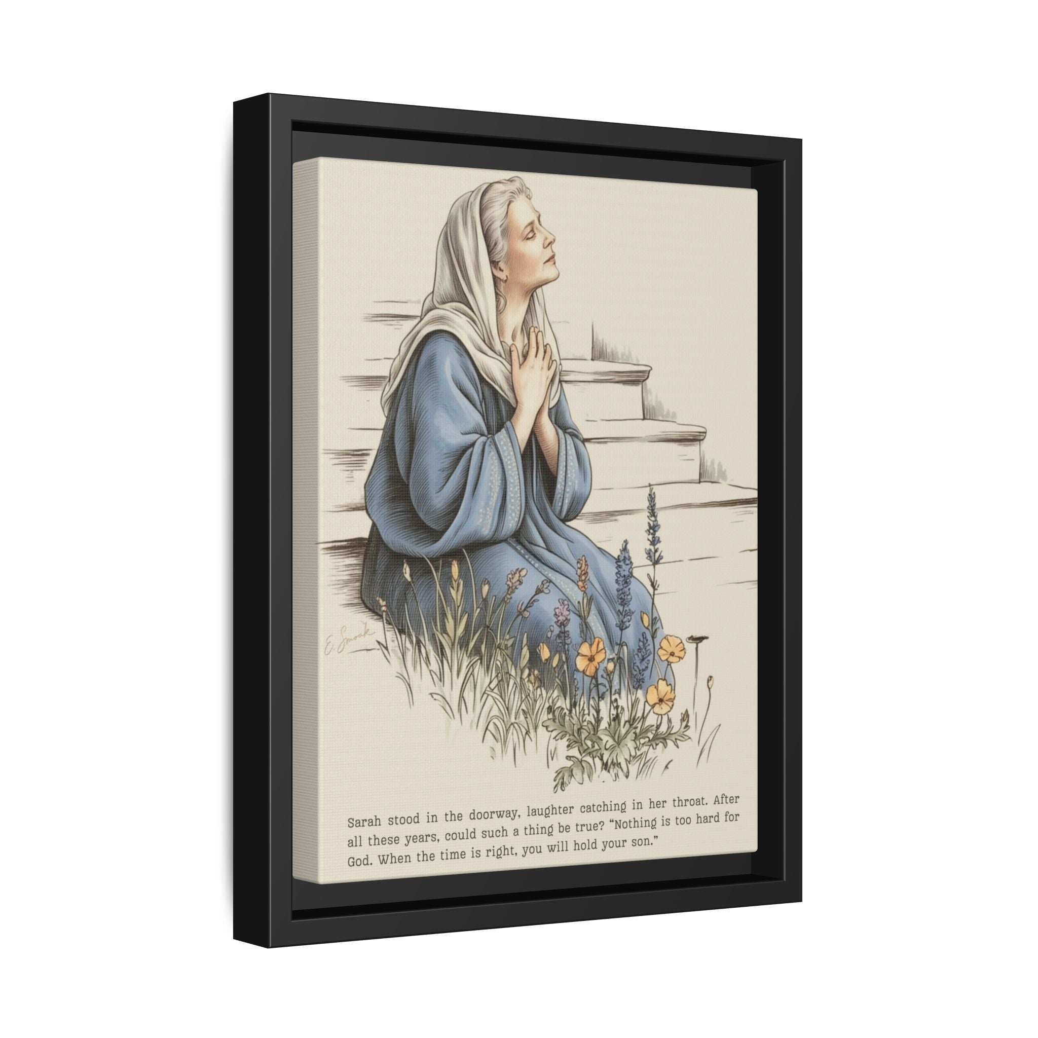 Bookish Woman of the Bible | Sarah | Framed Canvas