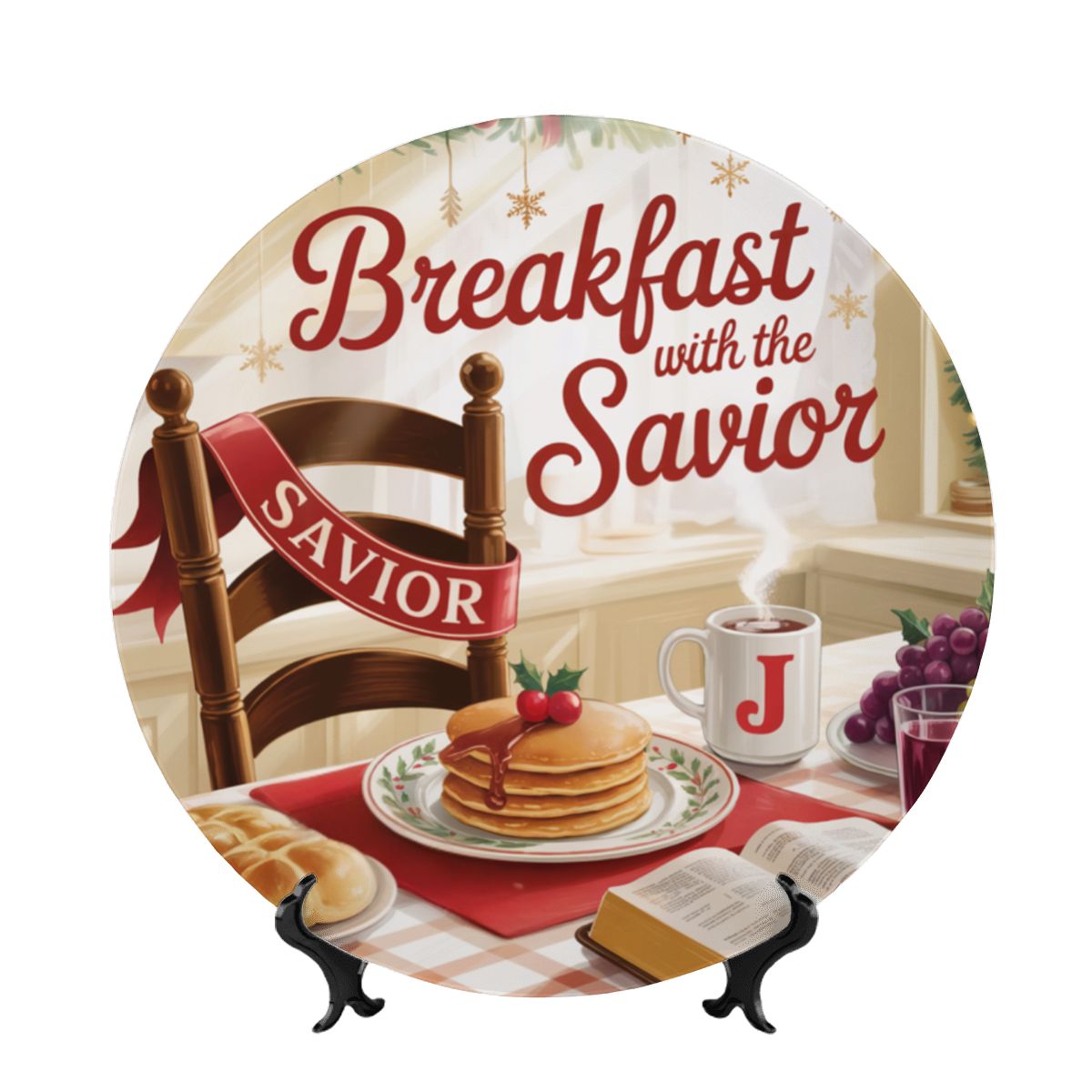 Breakfast with the Savior Decorative Plate