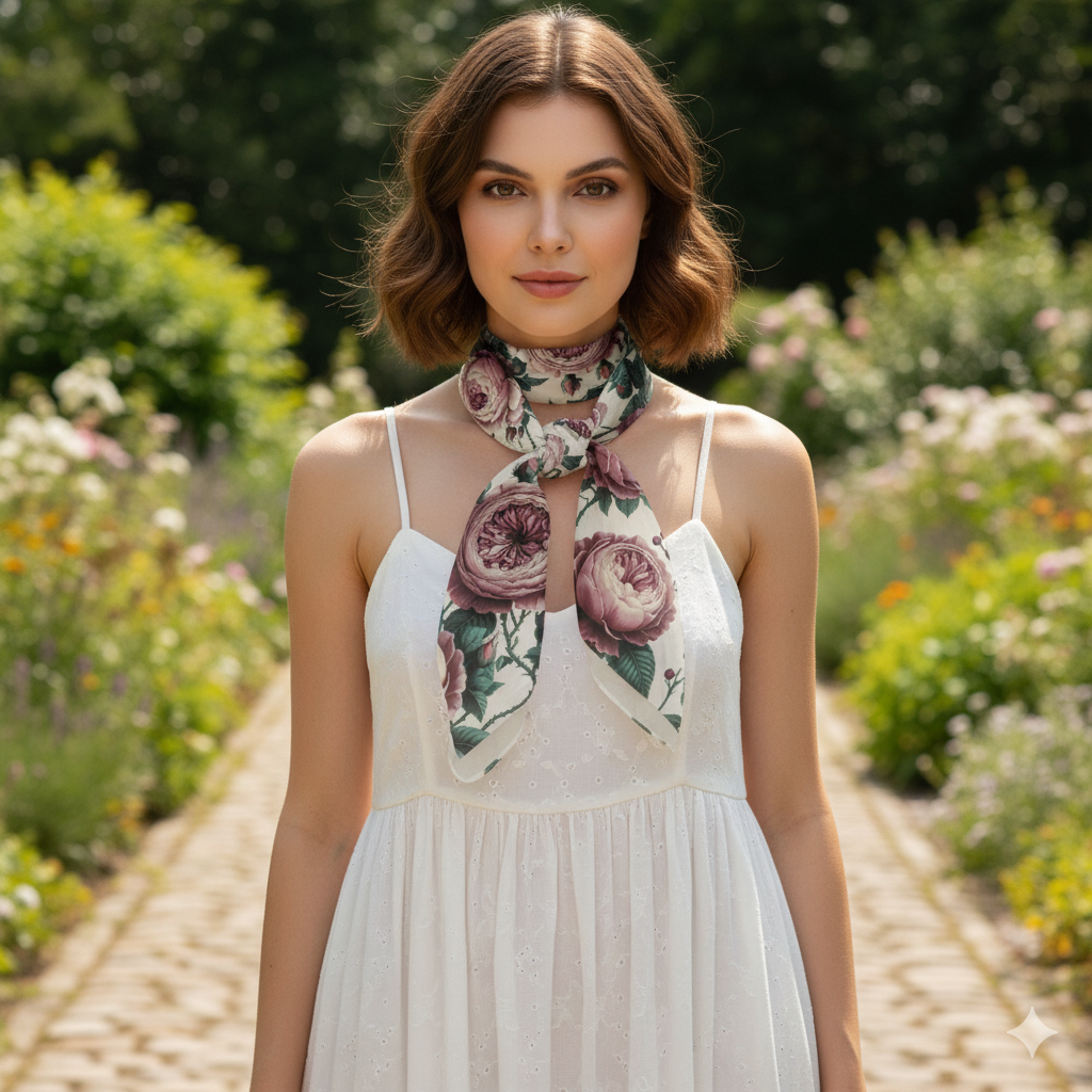 Liturgical Scarf | Cabbage Roses