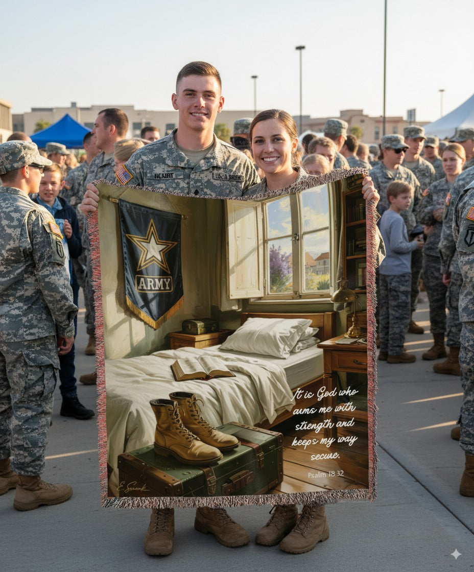 Army Heirloom Woven Blanket