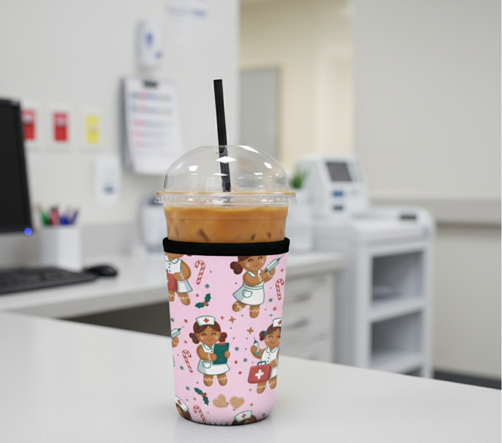 Gingerbread Nurses - 3 pc. Drink Sleeve