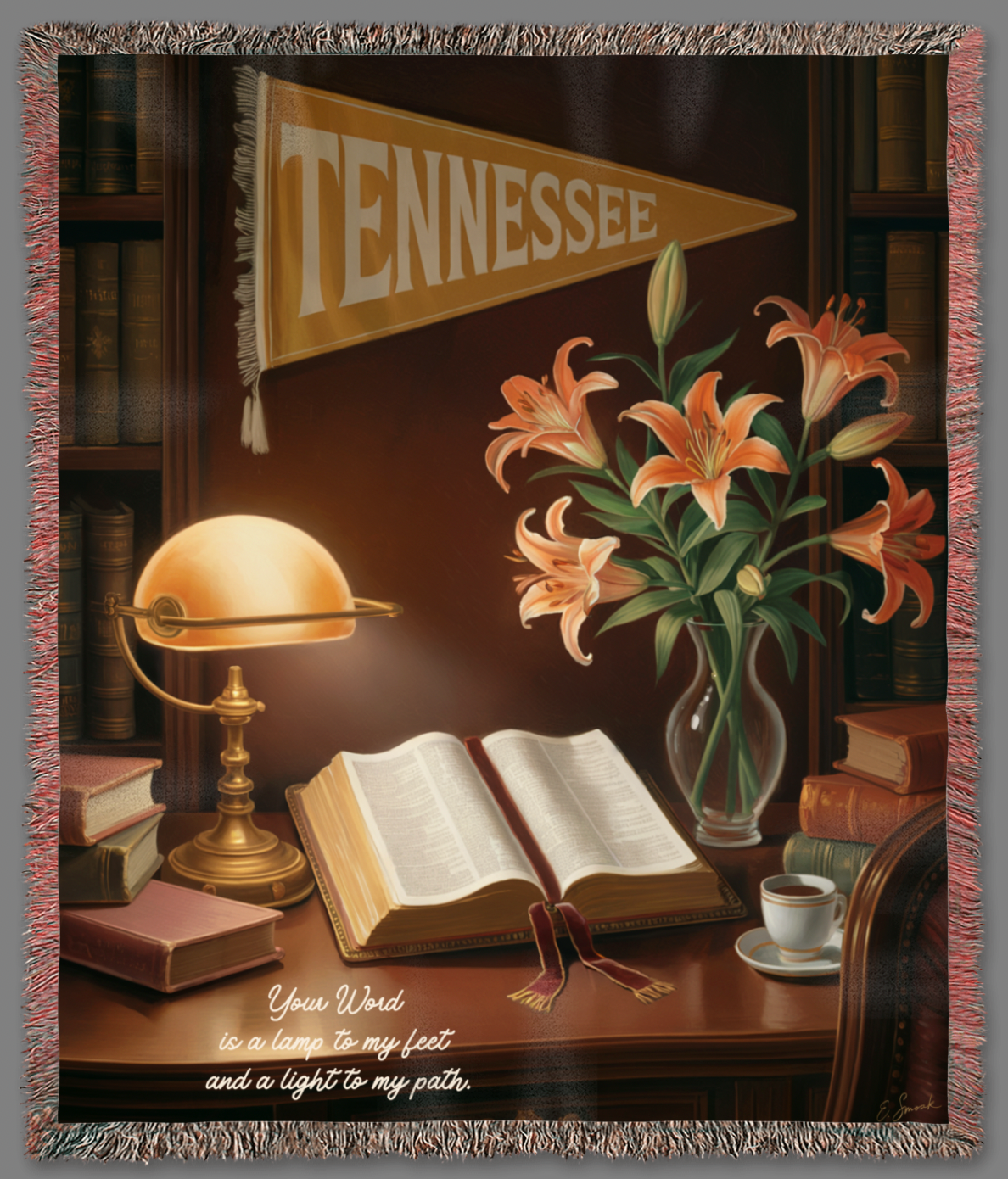 UT Tennessee Heirloom College Woven Blanket