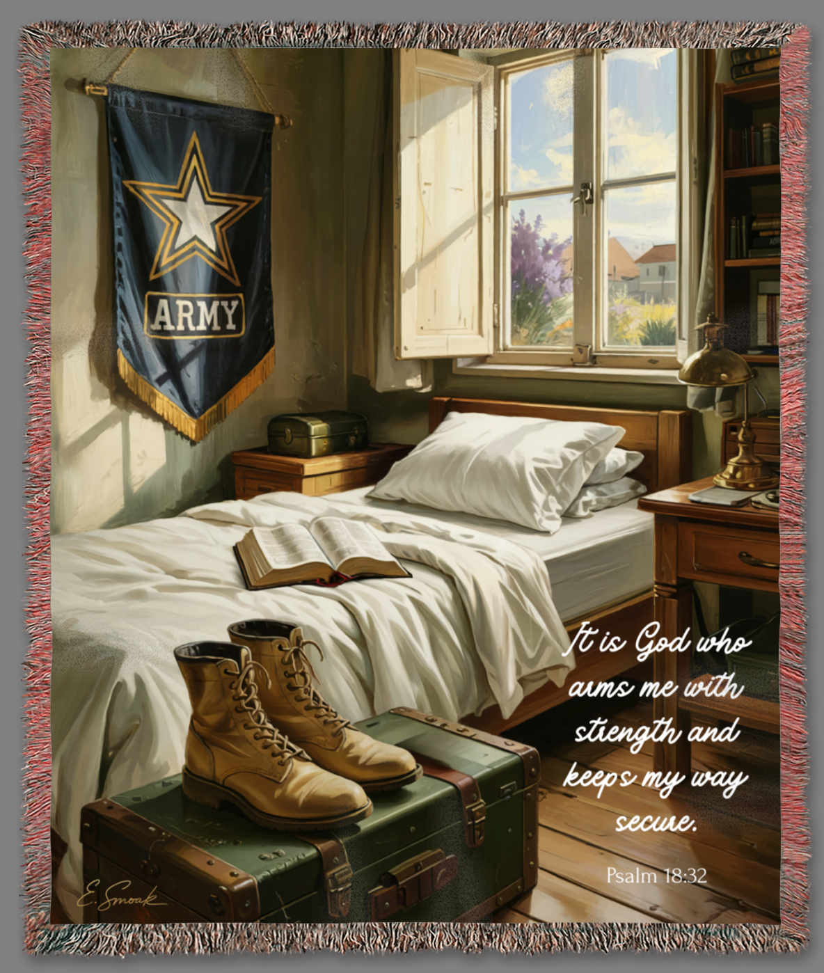 Army Heirloom Woven Blanket