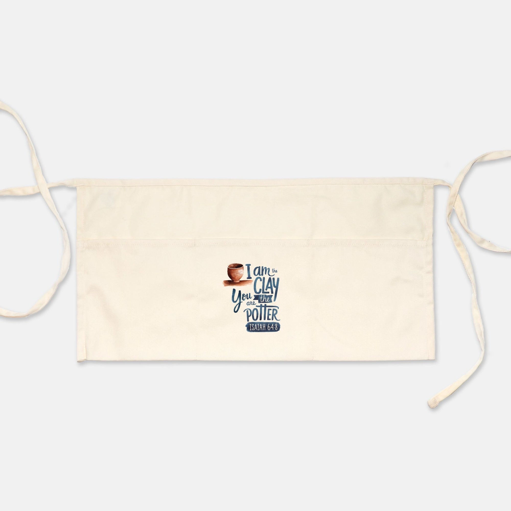 I am the Clay Crafter's / Potter's Waist Apron, Isaiah