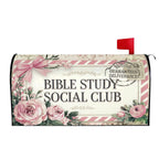 Bible Study Social Club Coquette Magnetic Mailbox Cover