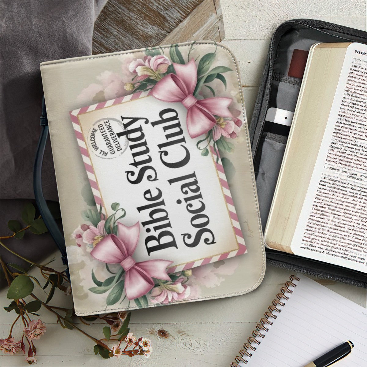 Bible Study SOCIAL CLUB Bible Cover