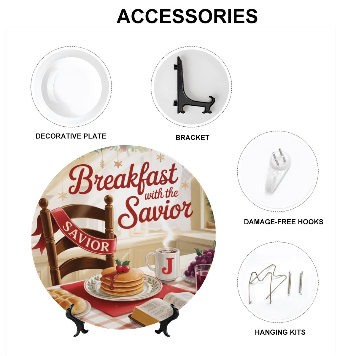 Breakfast with the Savior Decorative Plate